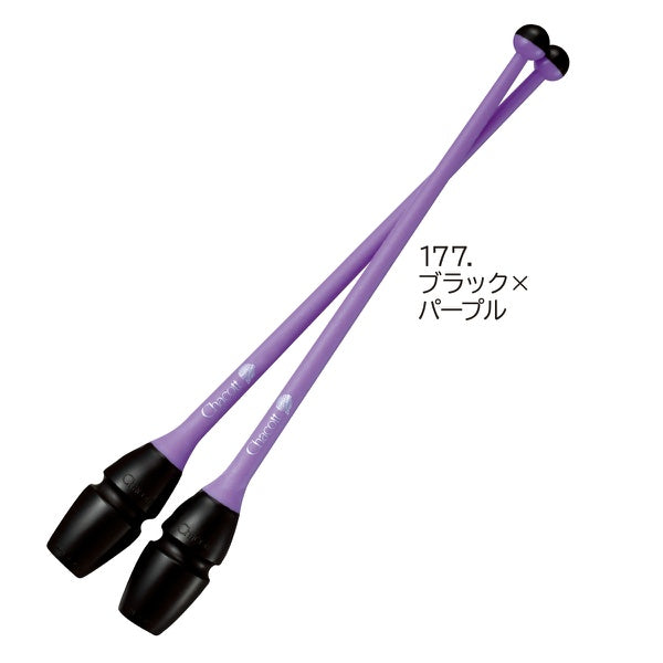 Chacott Clubs Junior "Rubber Clubs", Color: Black-Purple; F.I.G. Approved; Size 41 cm