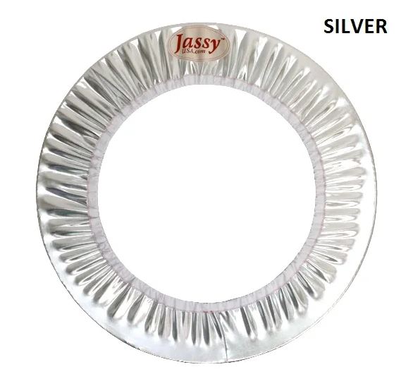 Jassy Rhythmic Gymnastics Hoop Holder Cover - Color: Metallic Silver