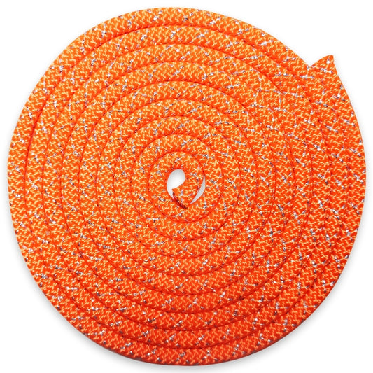 Pastorelli "New Orleans Metallic" Rope, Color: Orange - Silver; F.I.G. Approved