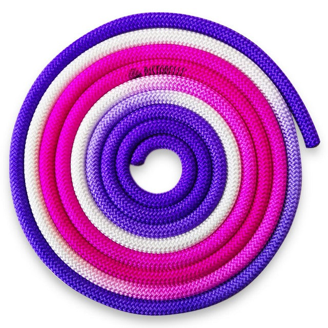 Pastorelli "Patrasso Multicolor" Rope, Color: White-Fuchsia-Lilac; F.I.G. Approved