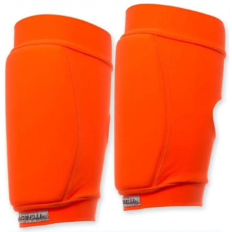 Pastorelli Rhythmic Gymnastics Junior Knee Pads Protectors (Pair), Color: Neon Orange