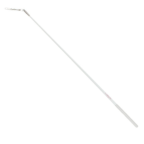 Chacott Junior Rubber Grip Stick; Color: White with White Rubber Grip; 50 cm