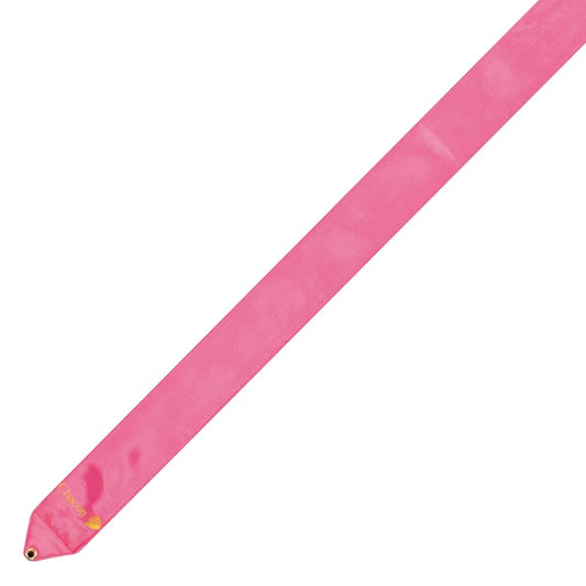Chacott Rhythmic Gymnastics Single-colored Ribbon, Color: Pink; FIG Approved