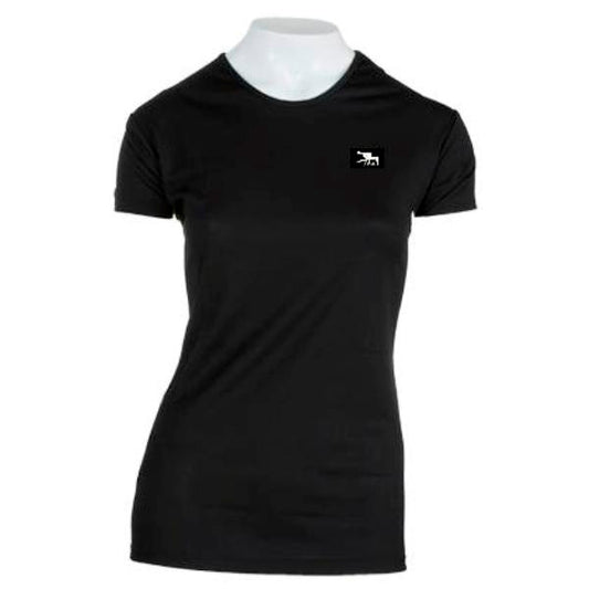 Fieria Rhythmic Gymnastics Black Shirt With Short Sleeves