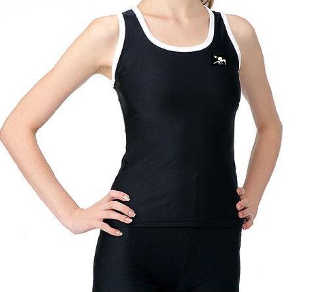 Fieria Rhythmic Gymnastics Black Sleeveless Shirt