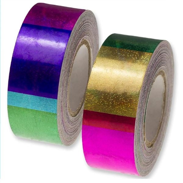 Pastorelli Rhythmic Gymnastics "GALAXY MULTICOLOR" Metallic Glitter Adhesive Tape