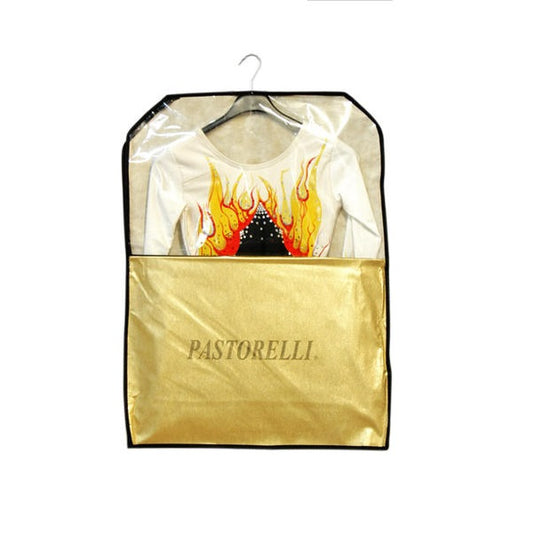 Pastorelli Rhythmic Gymnastics "Flower" Leotard Holder / Carrier with Window - Color: Gold