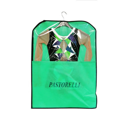Pastorelli Rhythmic Gymnastics "Flower" Leotard Holder / Carrier with Window - Color: Green