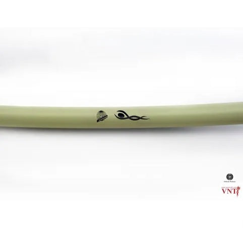 Venturelli Rhythmic Gymnastics Hoop F.I.G. Approved "Junior" White/Transparent; Round Section Diameter: 17mm; Size: 89 cm