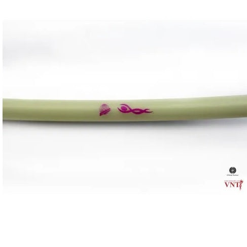 Venturelli Rhythmic Gymnastics Hoop F.I.G. Approved "Senior" White/Transparent; Round Section Diameter: 17mm; Size: 89 cm