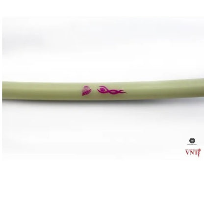 Venturelli Rhythmic Gymnastics Hoop F.I.G. Approved "Senior" White/Transparent; Round Section Diameter: 17mm; Size: 89 cm