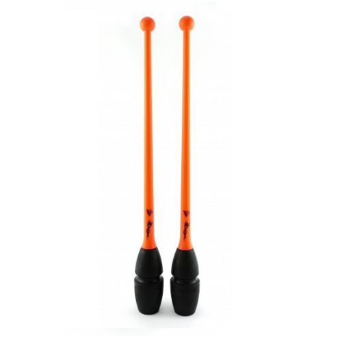 Venturelli Clubs Junior “Rubber Clubs”, Color: Orange-Black; F.I.G. Approved; Size 41cm