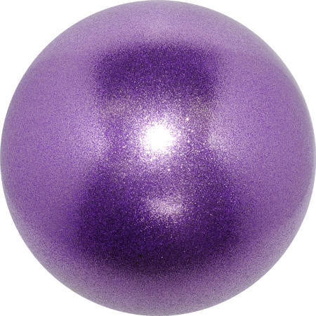 Pastorelli Rhythmic Gymnastics Ball “Galaxy New Generation Glitter” – Color: Lilac, 18 cm; F.I.G. Approved