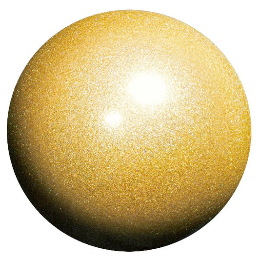 Chacott Rhythmic Gymnastics Ball "Junior Jewelry" - Color: Gold (17 cm)