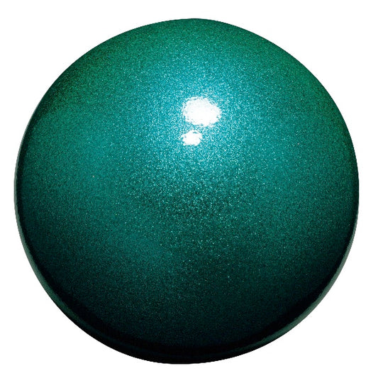 Chacott Rhythmic Gymnastics Ball “Jewelry” – Color: Emerald Green, 18.5 cm; F.I.G. Approved