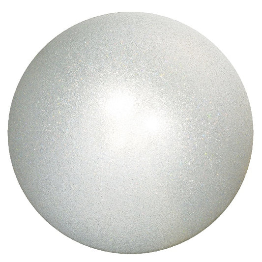 Chacott Rhythmic Gymnastics Ball “Jewelry” – Color: Silver, 18.5 cm; F.I.G. Approved