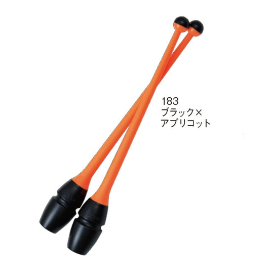 Chacott Clubs "Kids" Rubber, Color: Black-Apricot, Size: 36.5 cm