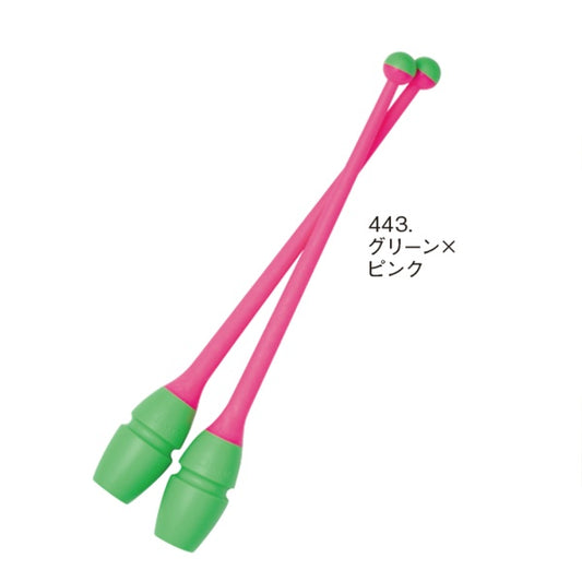 Chacott Clubs "Kids" Rubber, Color: Green - Pink, Size: 36.5 cm