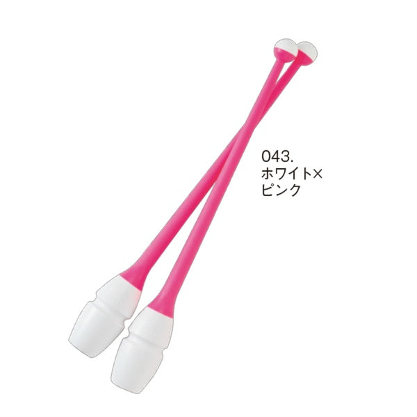 Chacott Clubs "Kids" Rubber, Color: White-Pink, Size: 36.5 cm