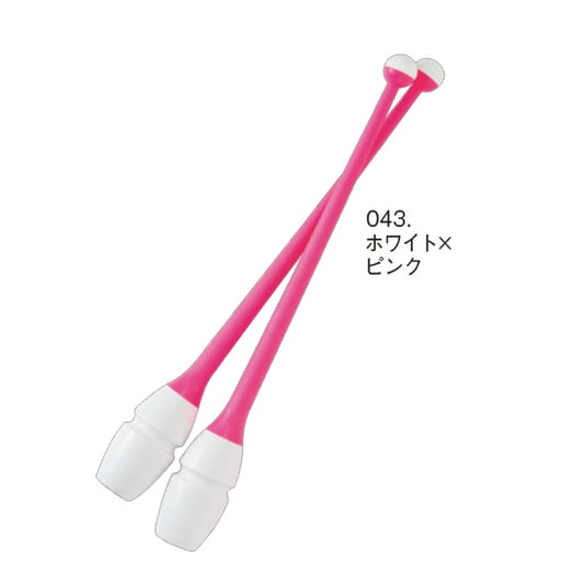Chacott Clubs "Kids" Rubber, Color: White-Pink, Size: 36.5 cm