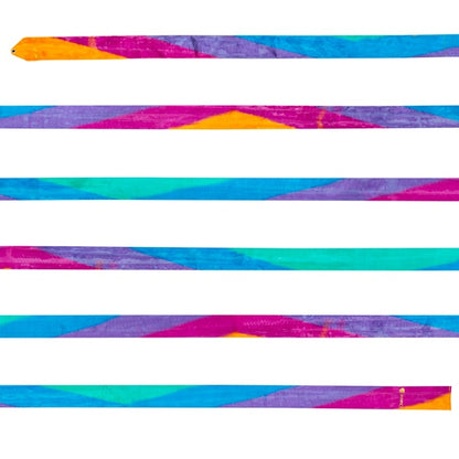 Chacott Rhythmic Gymnastics Gradation Ribbon, Color: "Burnt Orange"; FIG Approved