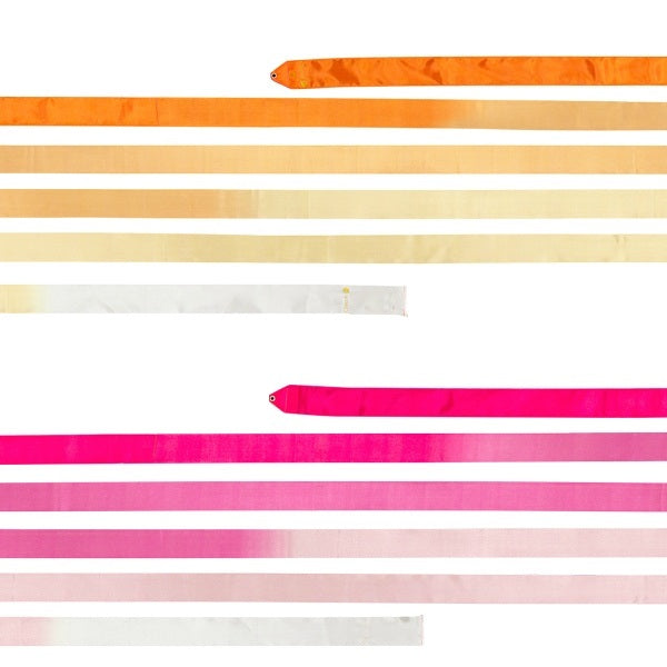 Chacott Rhythmic Gymnastics Infinity Ribbon, Color: "Marigold"; FIG Approved