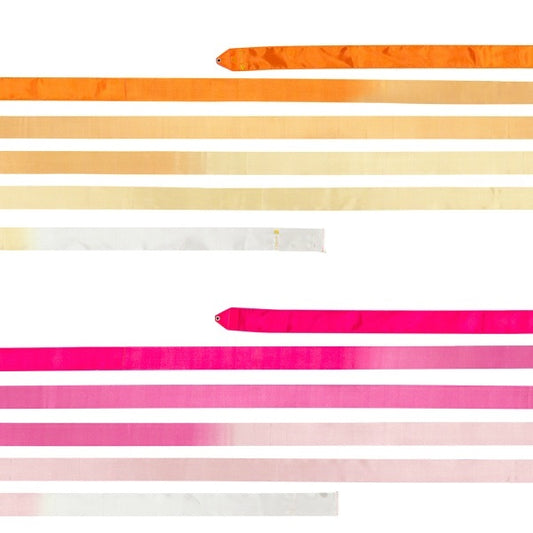 Chacott Rhythmic Gymnastics Infinity Ribbon, Color: "Marigold"; FIG Approved