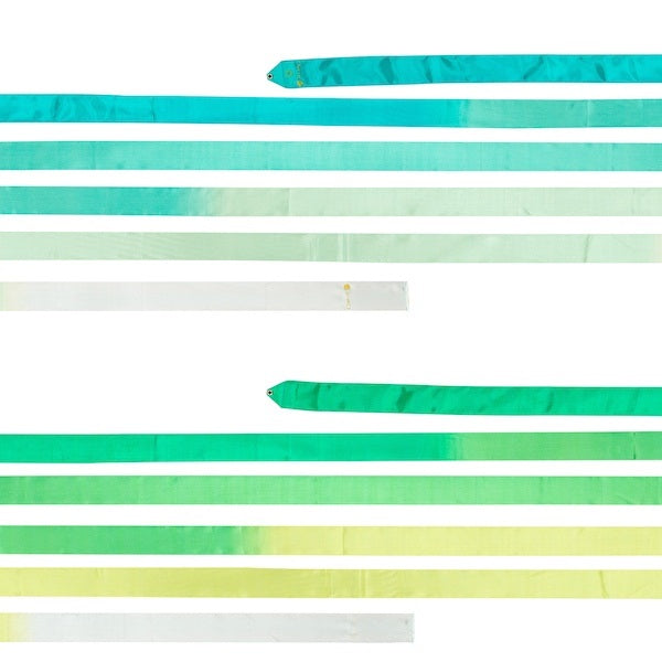 Chacott Rhythmic Gymnastics Infinity Ribbon, Color: "Turquoise Blue"; FIG Approved