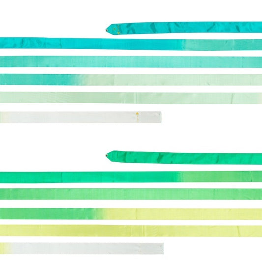 Chacott Rhythmic Gymnastics Infinity Ribbon, Color: "Turquoise Blue"; FIG Approved