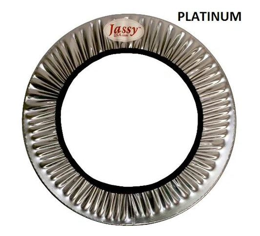 Jassy Rhythmic Gymnastics Hoop Holder Cover - Color: Metallic Platinum