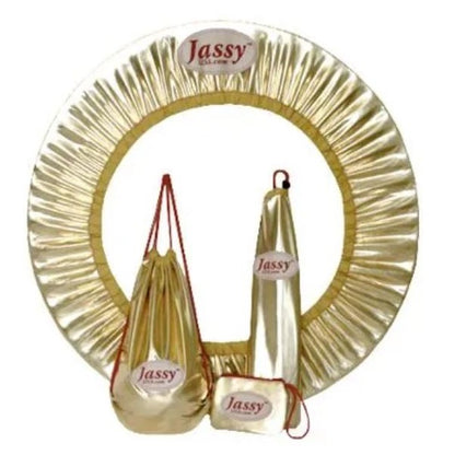 Jassy Rhythmic Gymnastics Complete Set – Color: Metallic Fuchsia