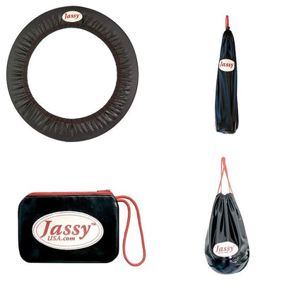 Jassy Rhythmic Gymnastics Complete Set – Color: Metallic Black