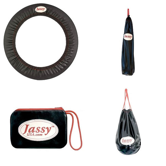 Jassy Rhythmic Gymnastics Complete Set – Color: Metallic Black
