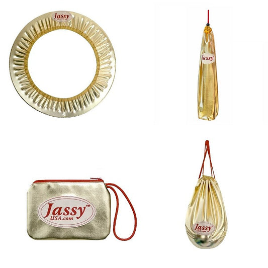 Jassy Rhythmic Gymnastics Complete Set – Color: Metallic Gold