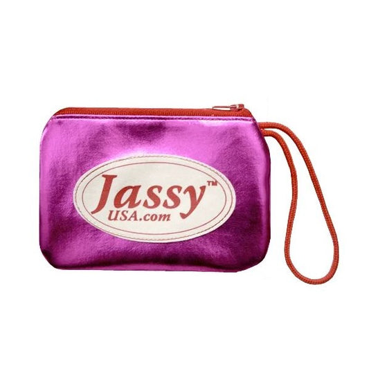 Jassy Rhythmic Gymnastics Shoe Pouch – Color: Metallic Fuchsia