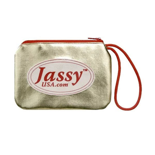 Jassy Rhythmic Gymnastics Shoe Pouch – Color: Metallic Gold