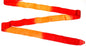Osaki Rhythmic Gymnastics Double Color Ribbon; Model: MJ-715HG; Color: Red and Orange; TOP QUALITY