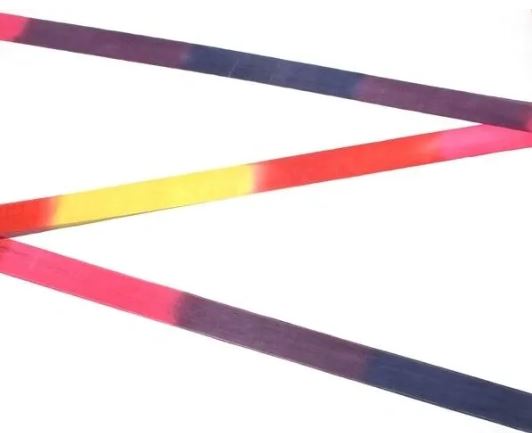 Osaki Multicolor Ribbon, Model: M-71HG-F; Color: Dark Blue-Purple-Red-Rose-Yellow; TOP QUALITY