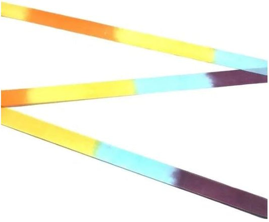 Osaki Multicolor Ribbon, Model: M-71HG-F; Color: Purple-Sky Blue-Yellow-Orange; TOP QUALITY