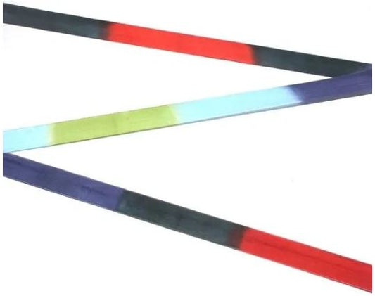 Osaki Multicolor Ribbon, Model: M-71HG-F; Color: Red-Black-Dark Blue-Sky Blue-Light Green; TOP QUALITY