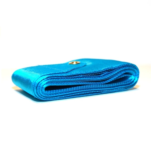 Osaki Rhythmic Gymnastics Single Color Ribbon, Model: M-71-F; Color: Turquoise; TOP QUALITY