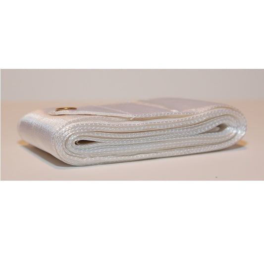 Osaki Rhythmic Gymnastics Single Color Ribbon, Model: M-71-F; Color: White; TOP QUALITY
