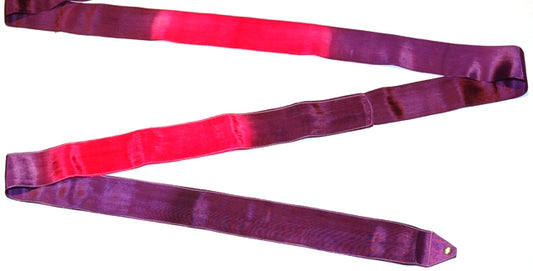 Osaki Rhythmic Gymnastics Triple Color Ribbon, Model: M-71AG; Color: Purple-Violet-Red; TOP QUALITY