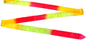 Osaki Rhythmic Gymnastics Triple Color Ribbon, Model: M-71AG; Color: Pink-Green-Yellow; TOP QUALITY