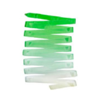 Osaki Gradual Rhythmic Gymnastics Ribbon, Model: M-726; Color: Green-White; TOP QUALITY
