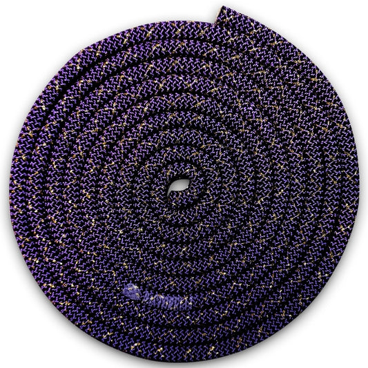 Pastorelli "New Orleans Metallic" Rope, Color: Violet - Gold; F.I.G. Approved