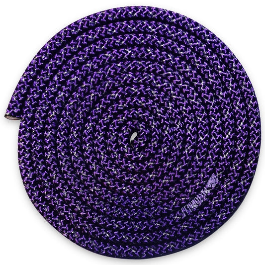 Pastorelli "New Orleans Metallic" Rope, Color: Violet - Silver; F.I.G. Approved