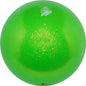Pastorelli Rhythmic Gymnastics Ball “Galaxy New Generation Glitter” – Color: Fluorescent Green, 18 cm; F.I.G. Approved