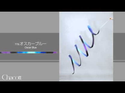 Chacott Rhythmic Gymnastics Gradation Ribbon, Color: "Oscar Blue"; FIG Approved
