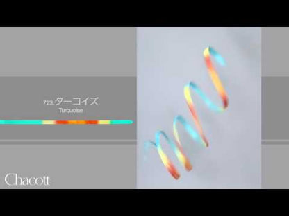 Chacott Rhythmic Gymnastics Gradation Ribbon, Color: "Turquoise"; FIG Approved